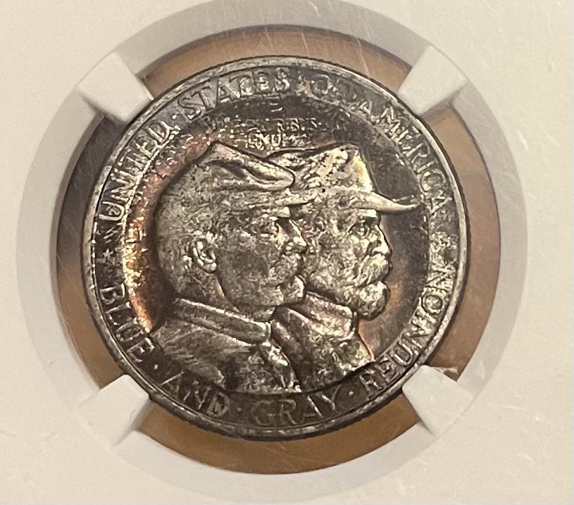 1936 NGC MS66 Gettysburg Commemorative Half Dollar