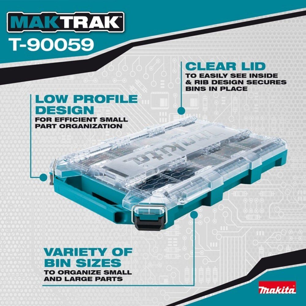 Makita Maktrak Low-Profile Medium Organizer