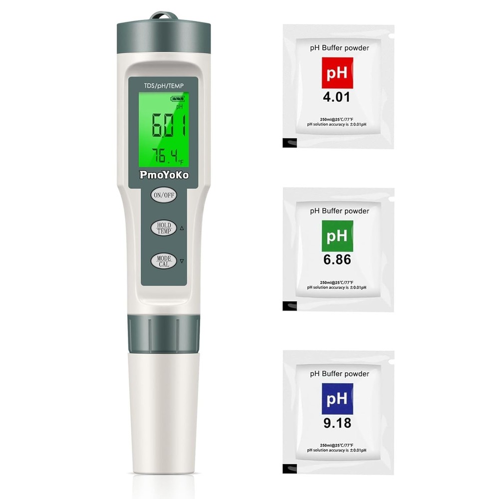 Lab-Grade TDS Meter & pH Tester