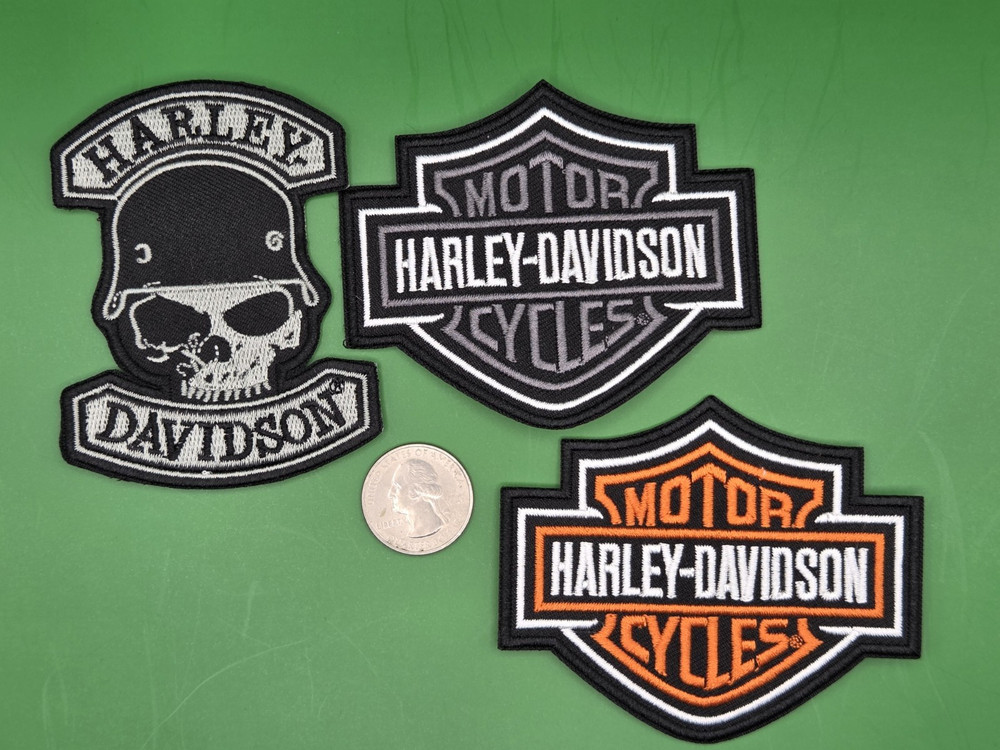 HARLEY-DAVIDSON PATCH LOT OF 3 NEW