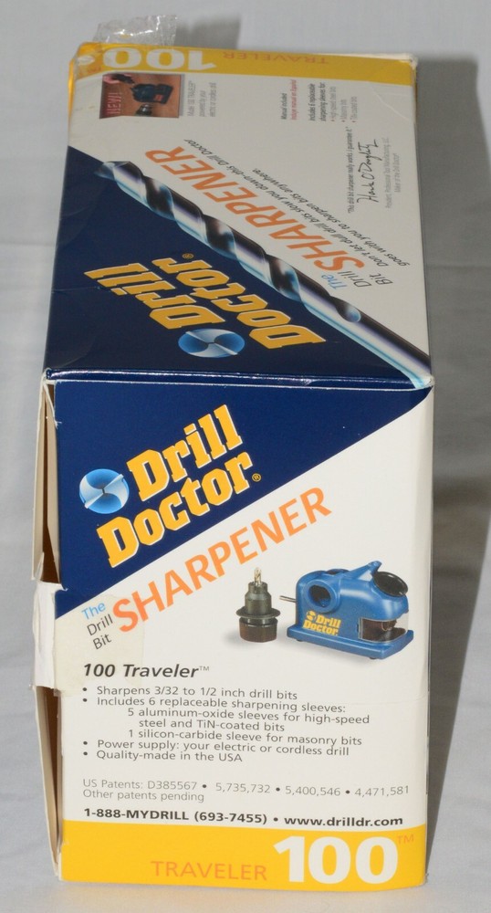 Drill Doctor - drill bit sharpener powered by drill (not included)