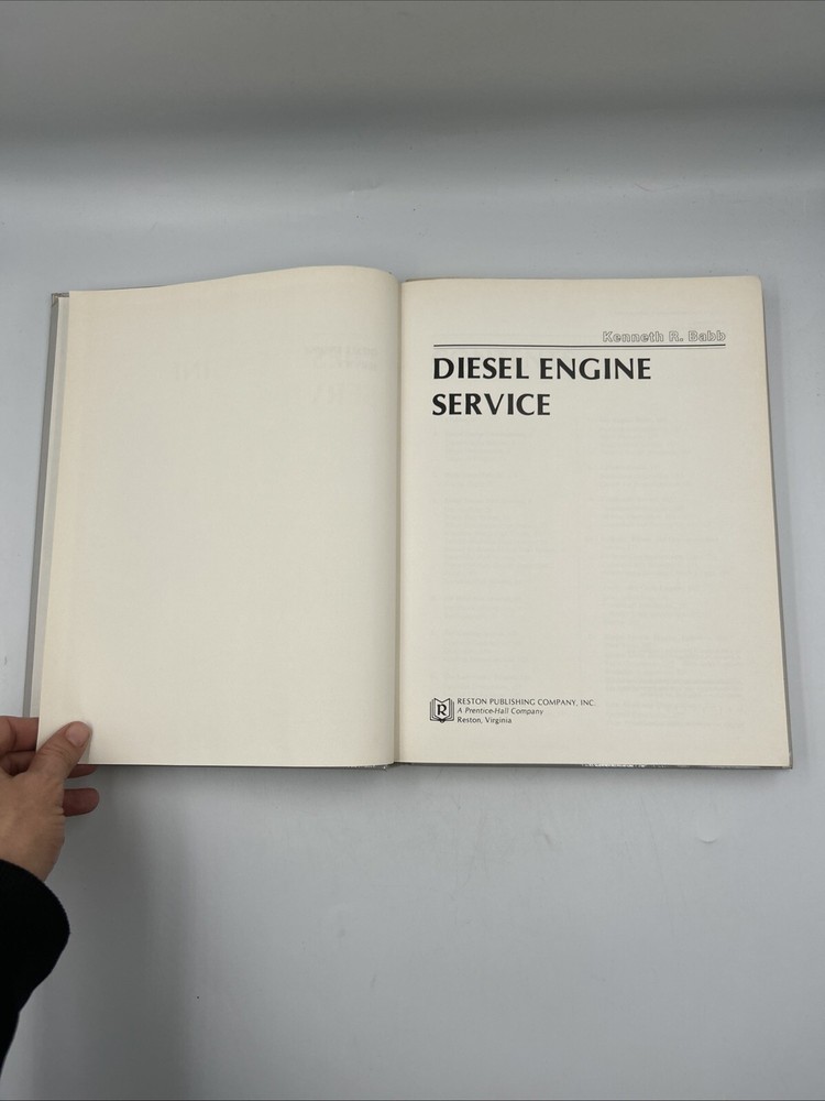 KENNETH BABB DIESEL ENGINE SERVICE BOOK HARDBOUND