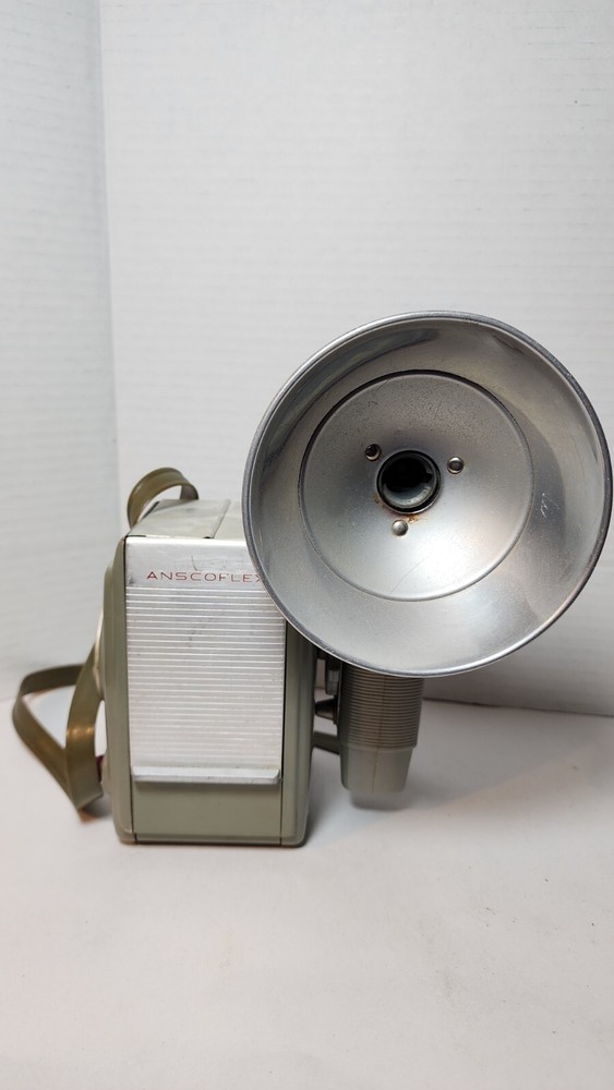 VINTAGE 1950s ANSCO ANSCOFLEX CAMERA w/ FLASH Untested
