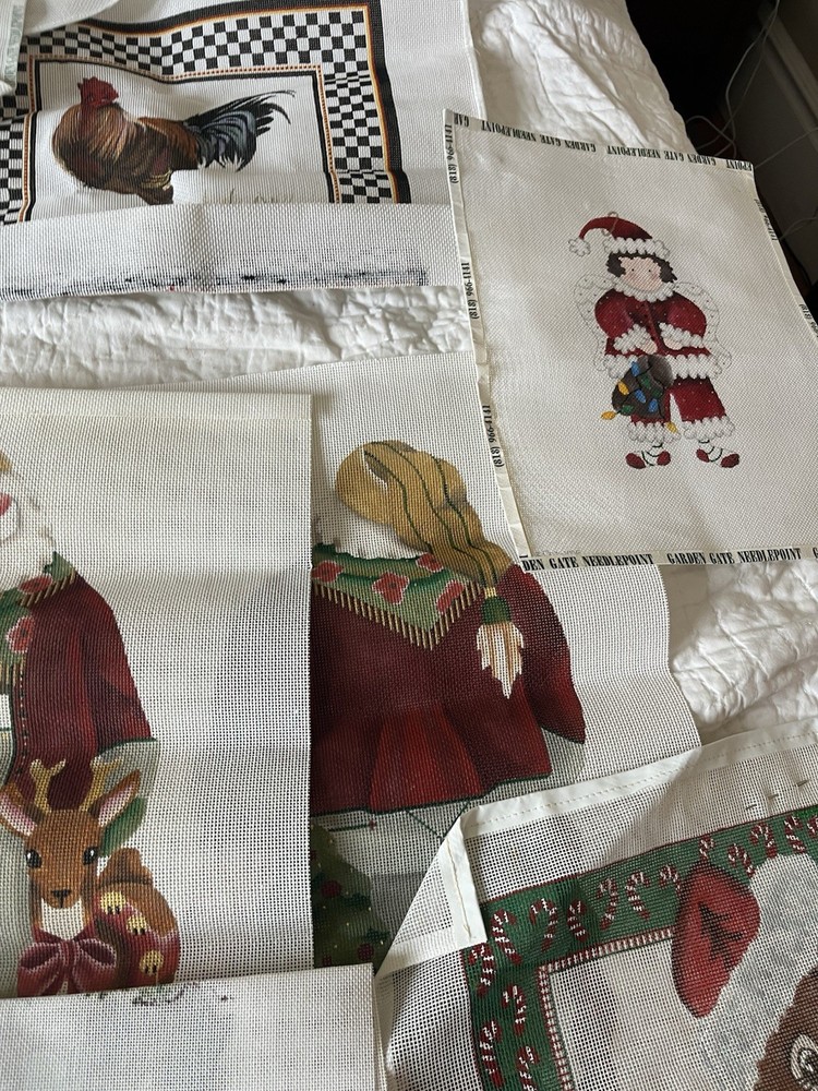 16 Needlepoint Canvases