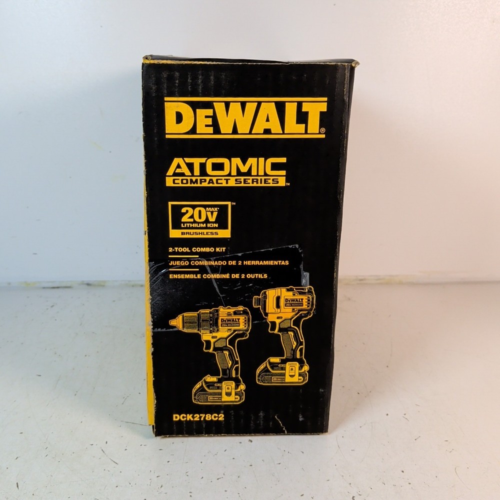 DeWALT DCK278C2 ATOMIC™ 20V MAX 2-Tool Cordless Combo Kit