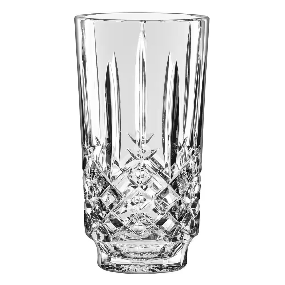 Markham 9 In. Clear Crystal Vase