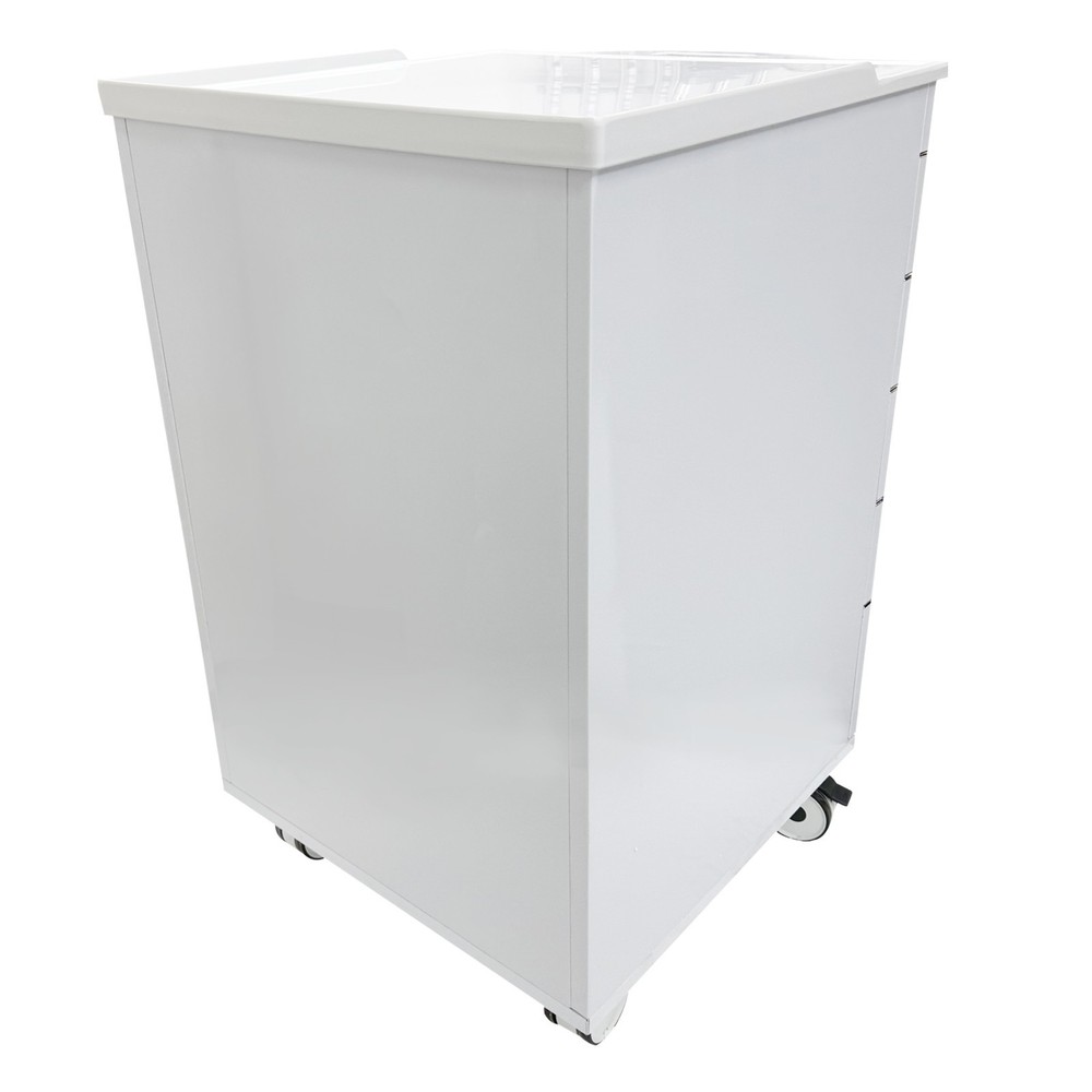 5-Layer Mobile Lab Storage Cabinet Bedside Table for Office Organization Utility