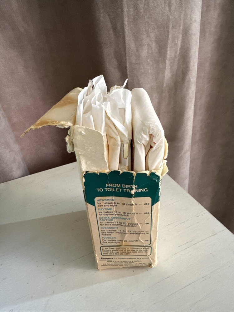 vintage pampers diapers
