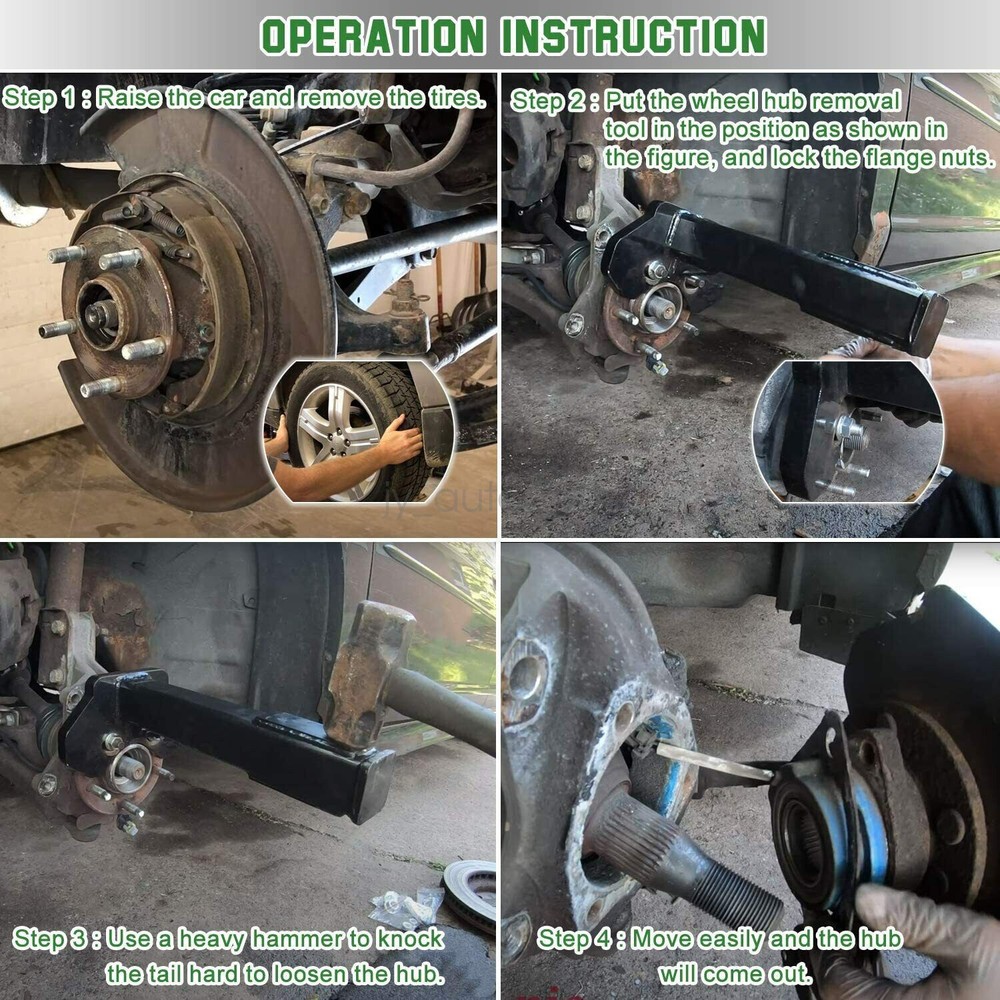 8629 Universal Wheel Bearing Hub Removal Tool Replace for ATD Tool