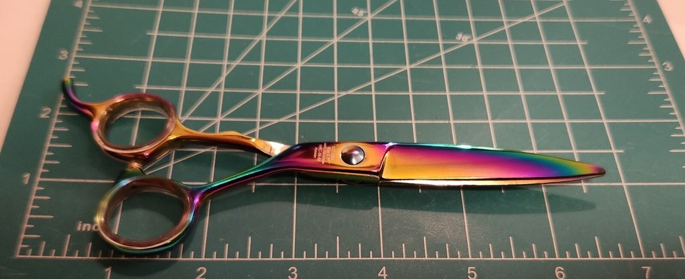 ICON Multi-color Shears Size 6" ICT-158A plus Bag