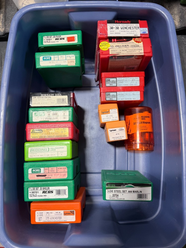 Reloading Dies, Various Calibers and Makes- See Description for Details