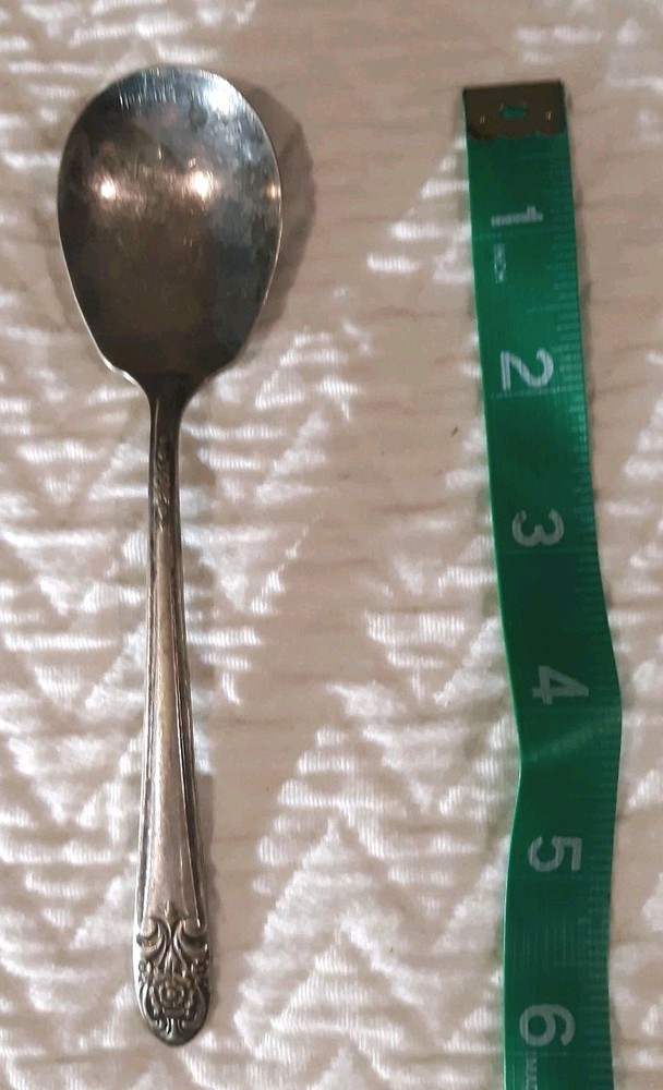 Vintage Melody Pattern 1954 Silverplate Sugar Spoon