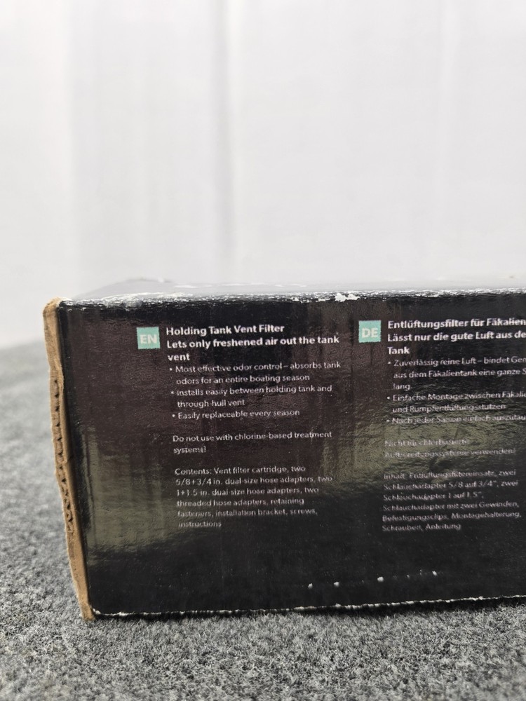 DOMETIC DVF HOLDING TANK VENT FILTER BLACK 309311004 MARINE BOAT