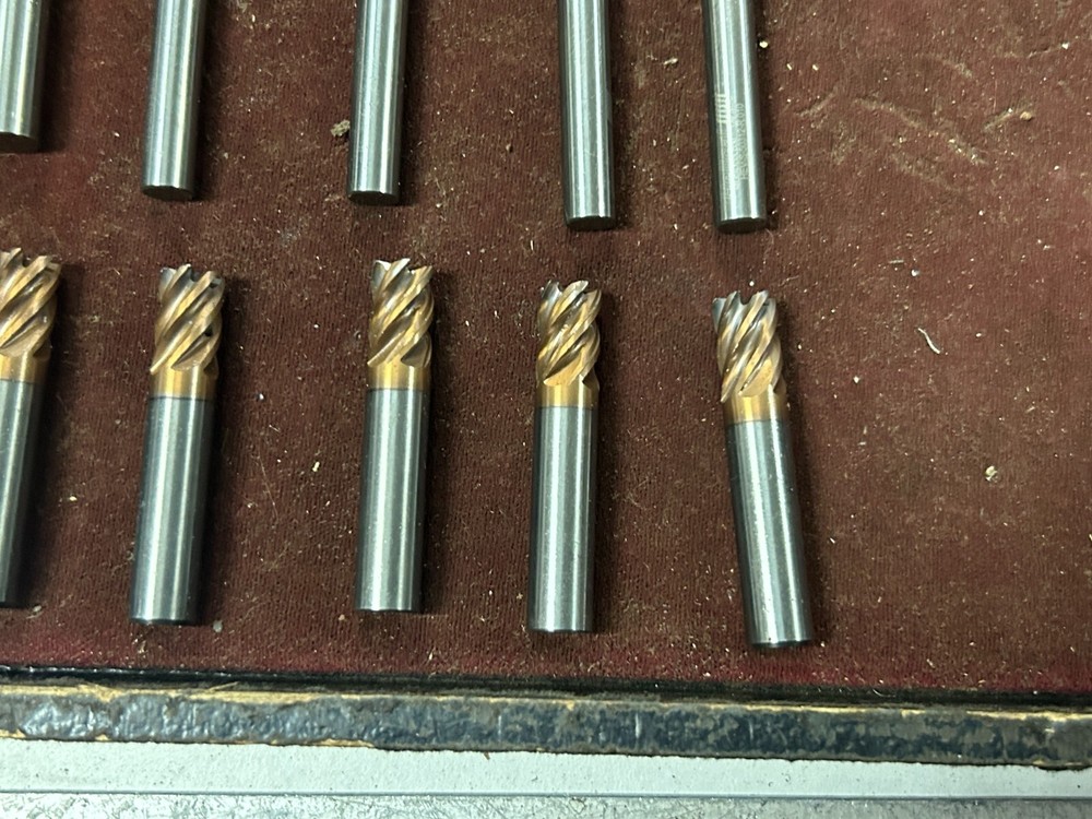 MACHINIST DrAa TOOLS LATHE MILL 12 Solid Carbide End Mills
