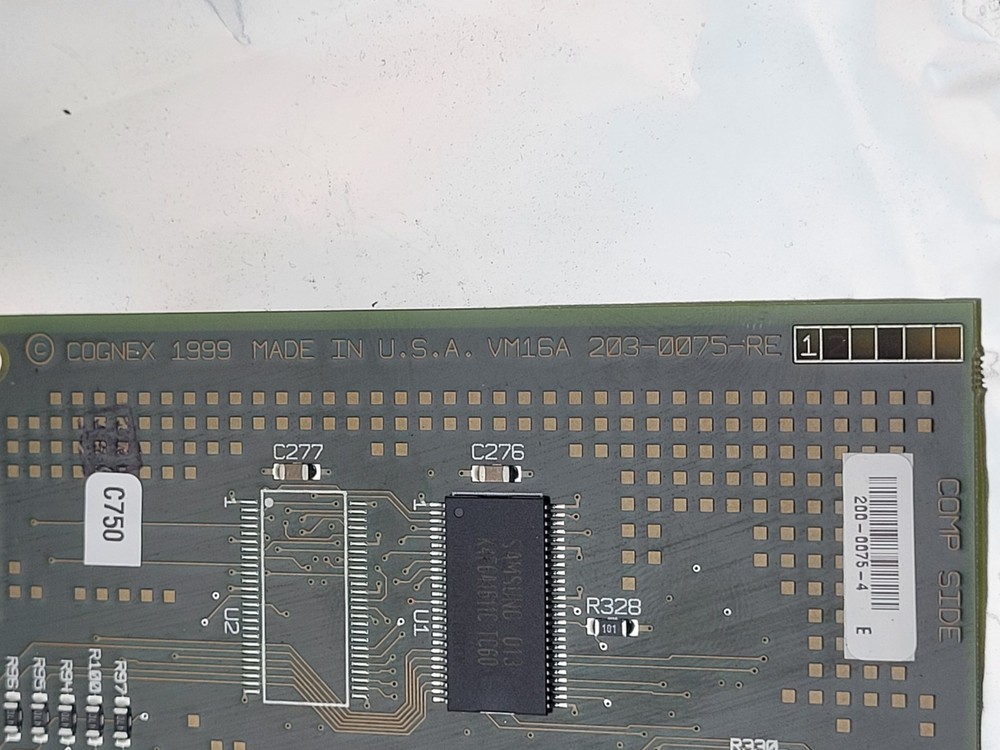 Cognex VM16A 200-0075-RE Vision Image Board + VideoMixer ISA Card Working Pull