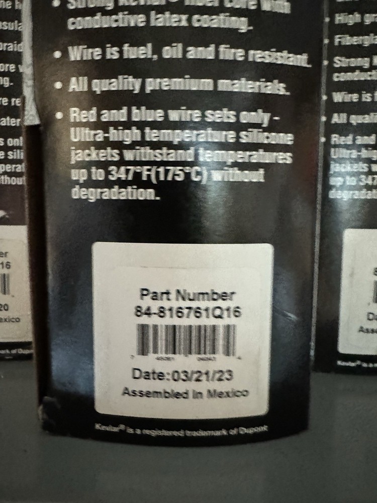Mercruiser ignition wire set # 84-816608q16