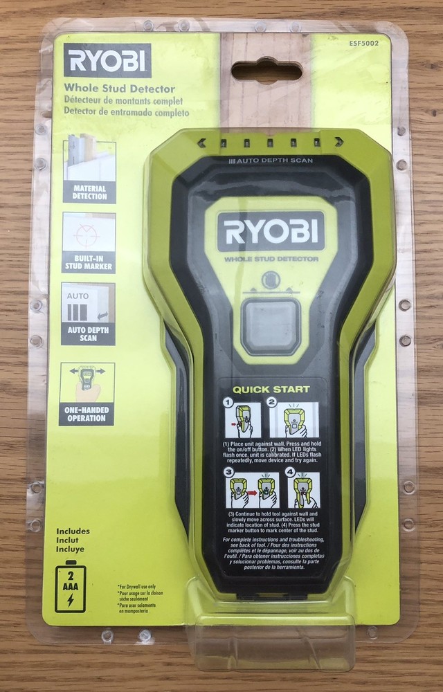 Ryobi Whole Stud Detector - ESF5002 - Stud Finder