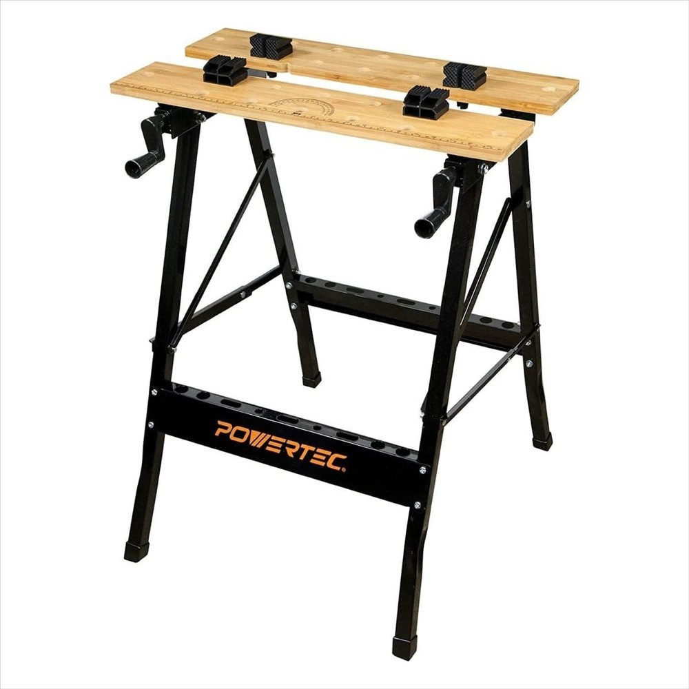 Multi-Functional Workbench with Adjustable Vise & 4 Bench Dogs - 220 lb Capacity