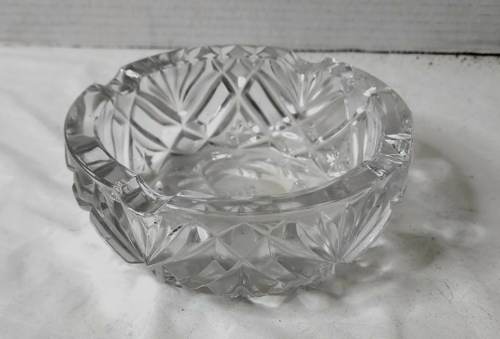 Handcut Crystal Ashtray
