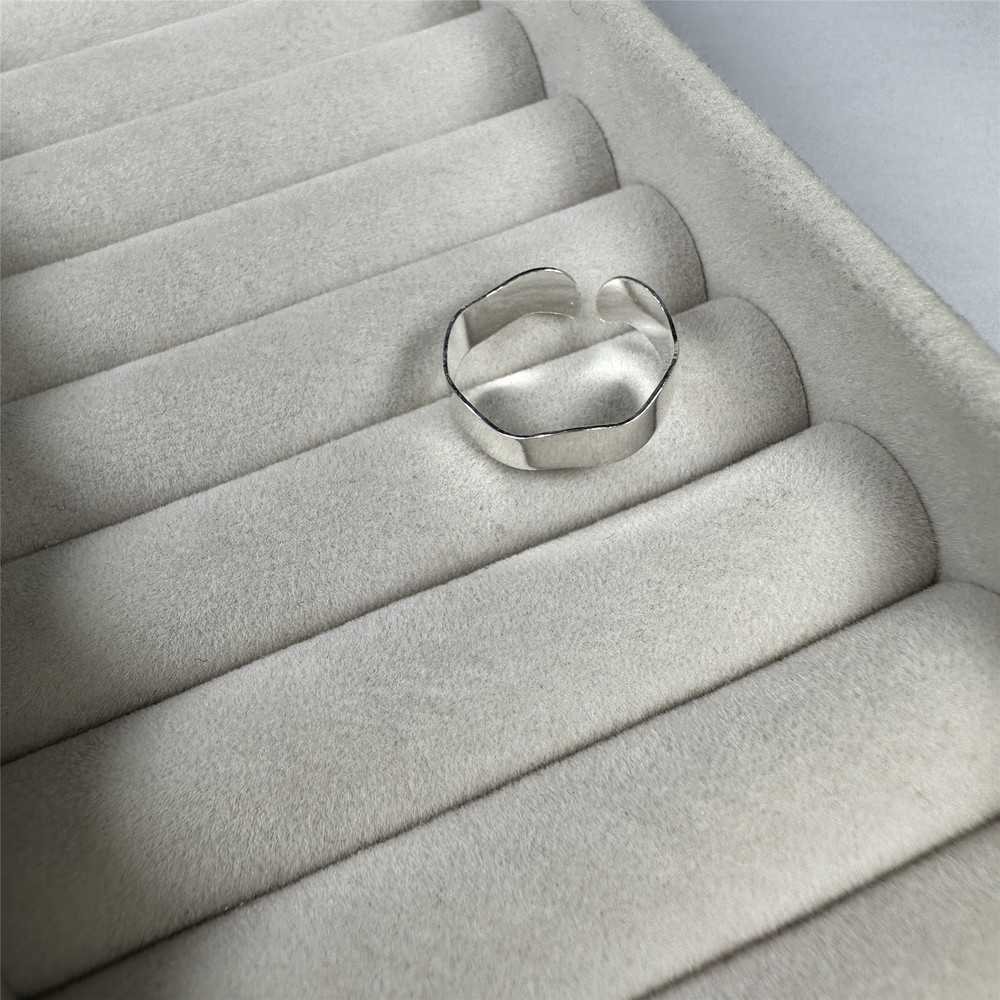 Sterling Silver 4mm Band Adjustable Wavy Toe Ring Rings Wavey Wave