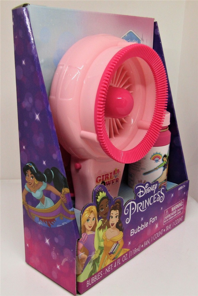 Disney Princess Bubble Fan, NIB.