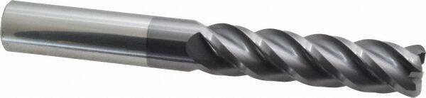 Accupro 3/4" Diam 4 Flute Single End Solid Carbide 1/8" Corner Radius End Mil...