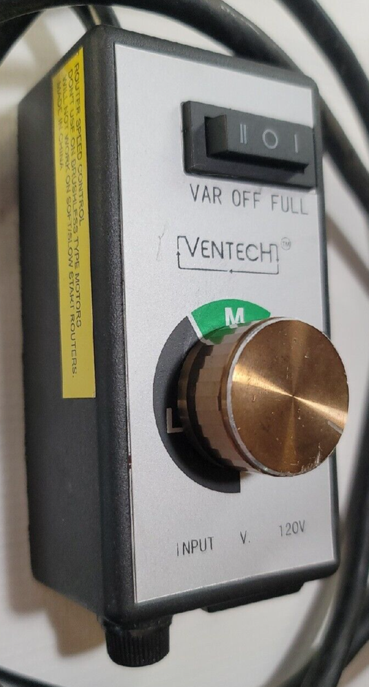 Ventech 190 CFM 6″ inch Inline Exhaust Blower Fan and Variable Speed Controller