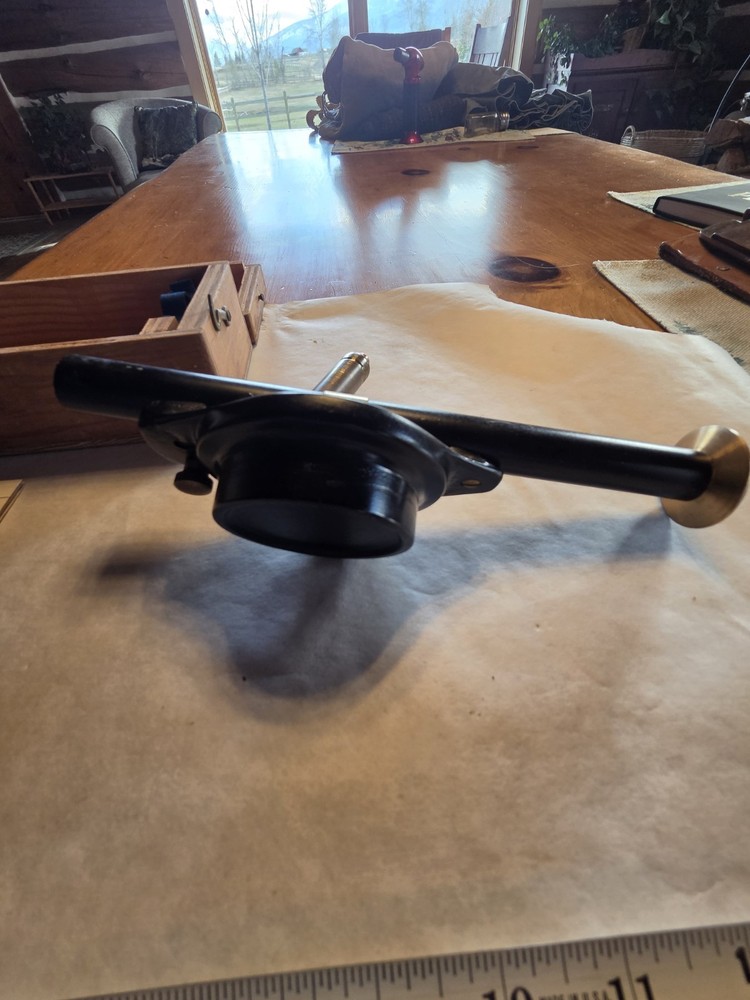 Vintage Compascope with Wooden Case. Post WW2, working! with Working Light.