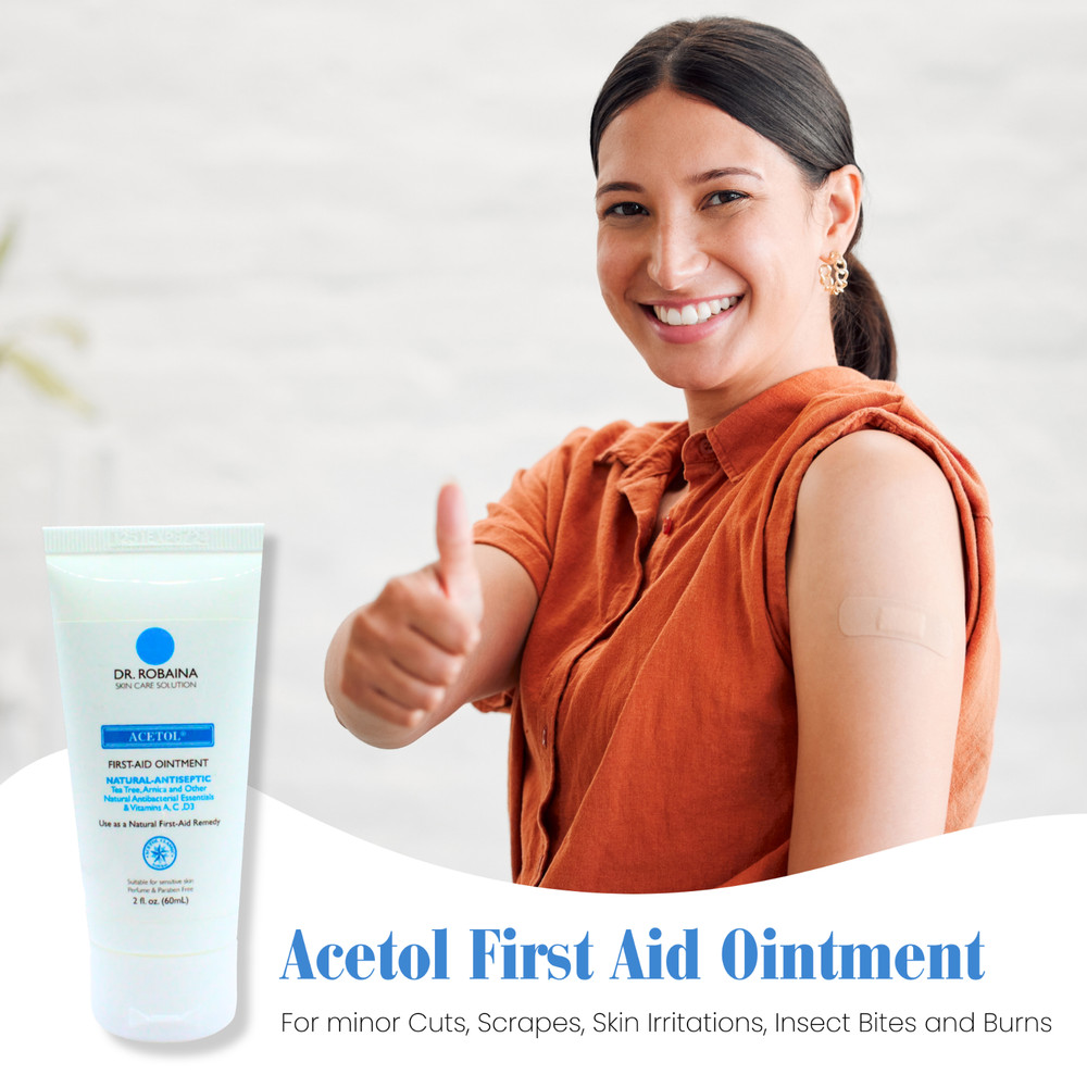 Dr. Robaina Acetol Ointment 2 oz – Natural-Antiseptic (2-Pack)
