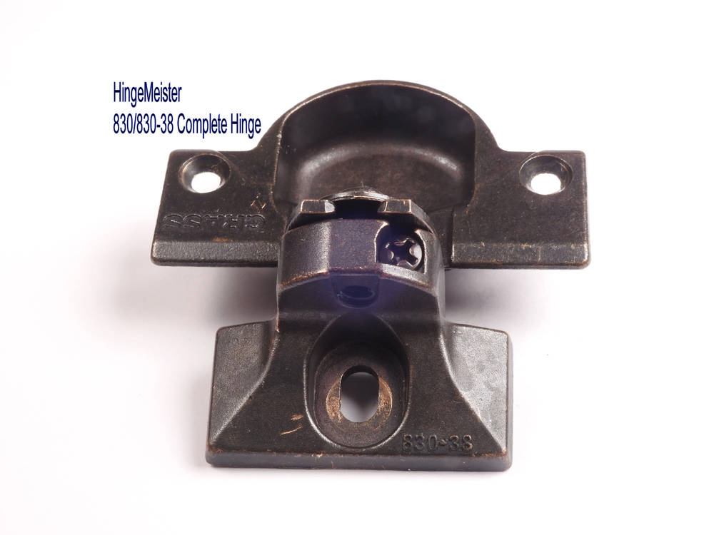 Grass 830-38 Bronze Hinge and mounting plate - Complete Hinge