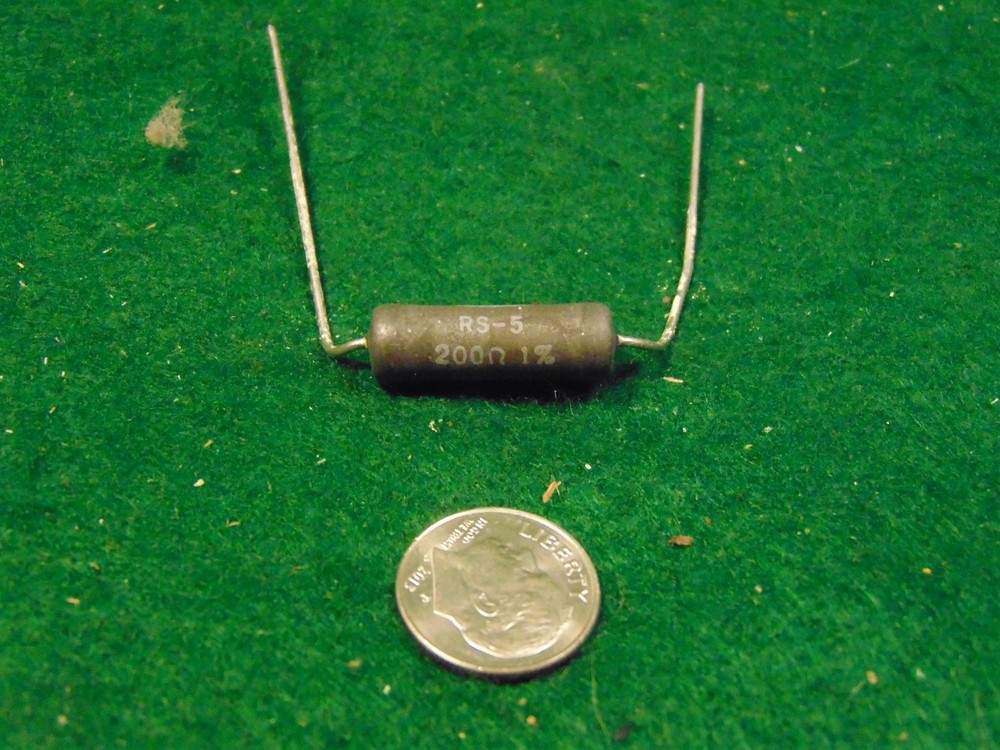 Dale 200 OHM Fixed 5 WATT CERAMIC WIREWOUND RESISTOR NOS