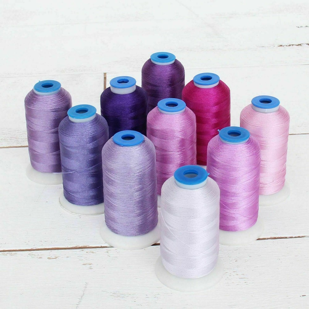 RAYON MACHINE EMBROIDERY THREAD SETS - COLOR BUILDER SETS - 1000M CONES - 40WT