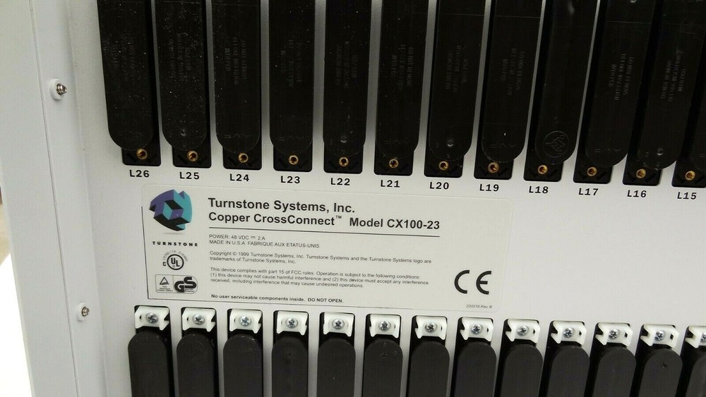 Turnstone Systems, Inc. Copper CrossConnect CX100-23