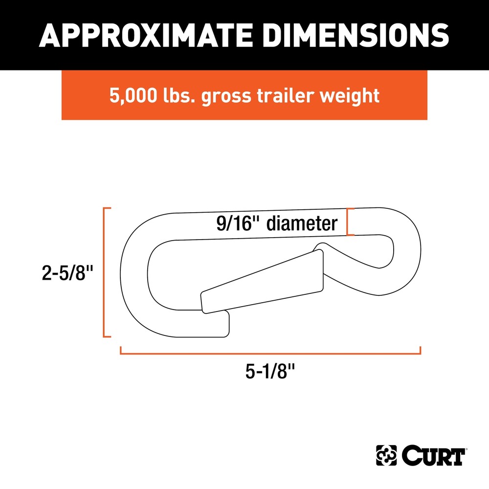 9/16" Snap Hook (5,000 lbs.)