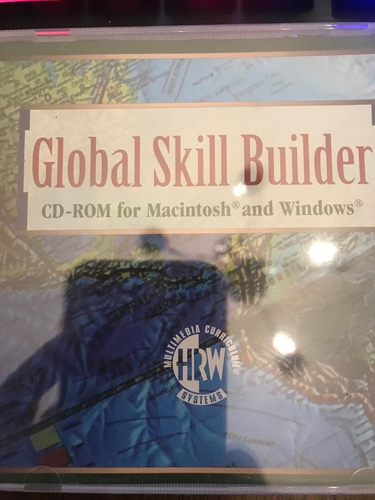 Global Skill Builder Educational Startup CD-ROM For Mac & WIndows