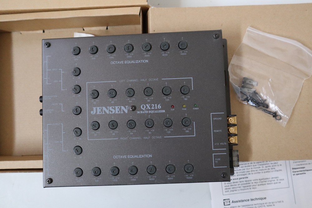 Jensen QX216 Equalizer 26 Band