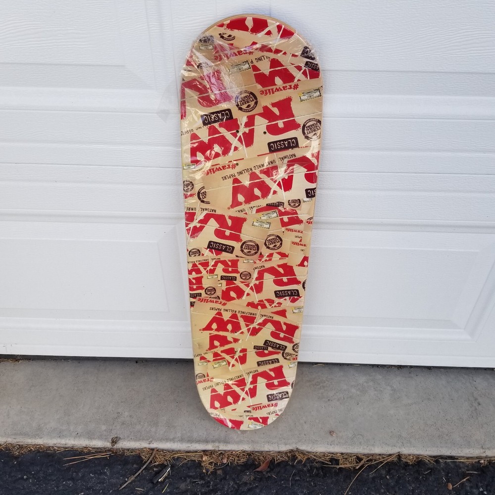 Raw Rolling Papers Skateboard Deck Still in the Plastic NEW