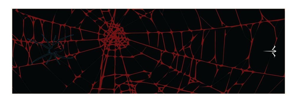 White Water Archery Black Widow Spider Web Black Stabilizer Wrap Protection