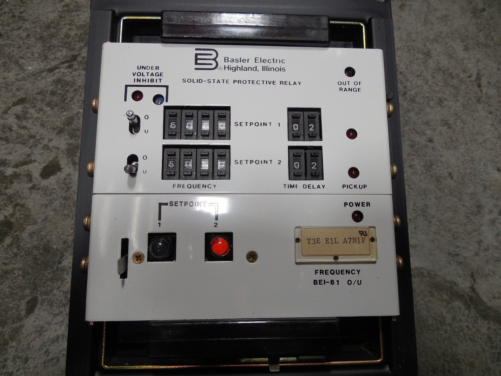 USED Basler Electric BEI-81 O/U Digital Frequency Relay Module