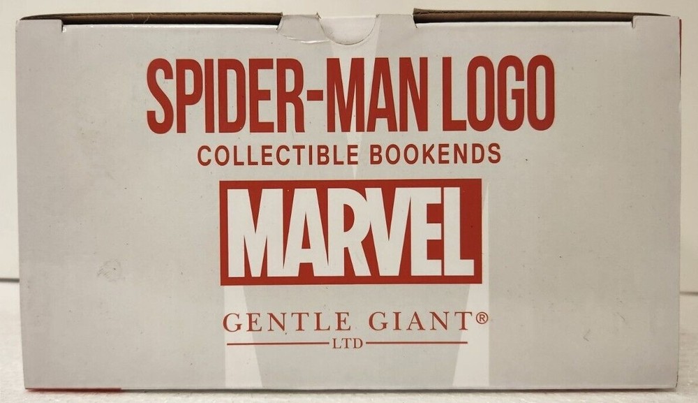 Marvel Spider-Man Logo Collectible Bookends NIB