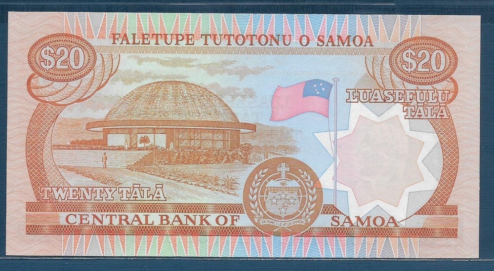 Western Samoa 20 Tala, 1985, P 28, UNC
