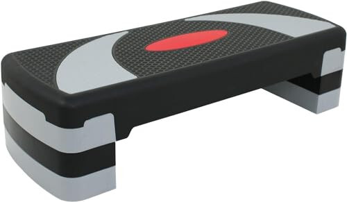 31" Aerobic Step Platform, Adjustable Height Exercise Workout Stepper, Stackable