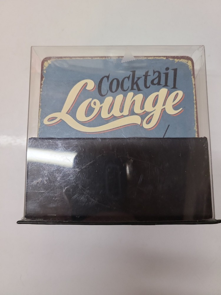 Retro Cocktail Lounge Coasters, 12 count, New