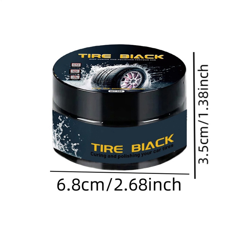Tyre Dressing Paste 50g Car Tire Polish Paste for Coating Dressing