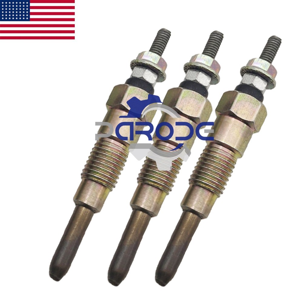 3 pcs Glow Plug for Yanmar 3TNM72 Engine
