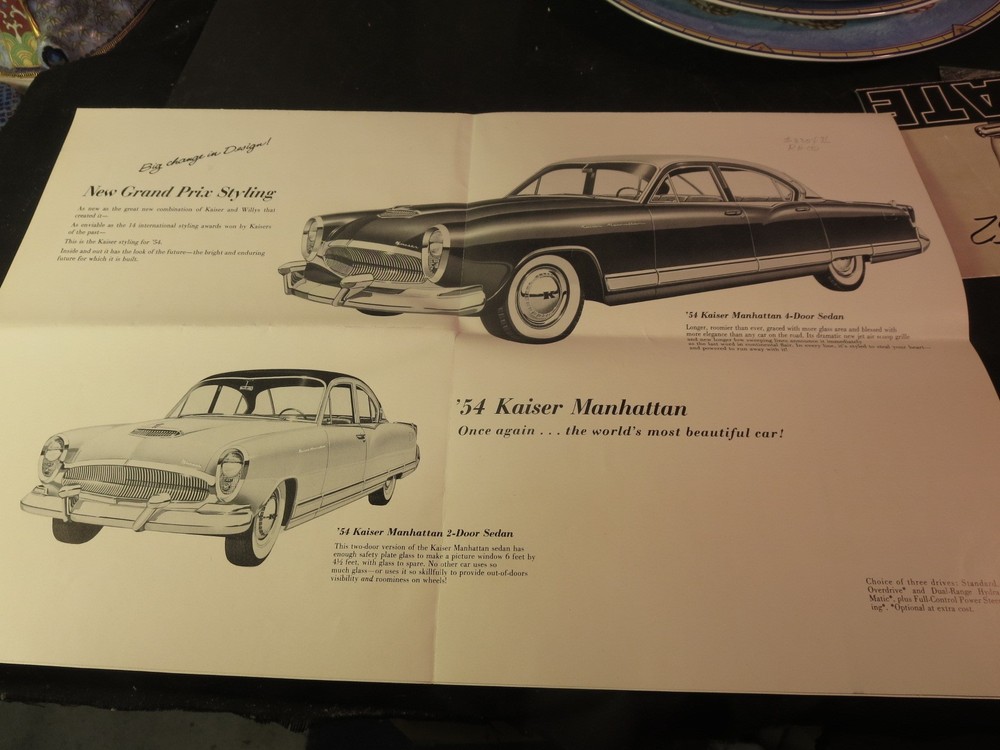 1952 Kaiser Auto Fold-out Brochure