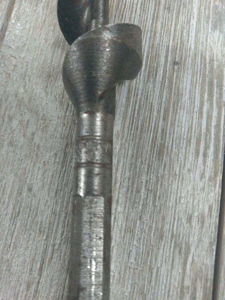 Irwin 15/16" Ship Auger Electric & Hand Drill Dual Bit 7 1/2"
