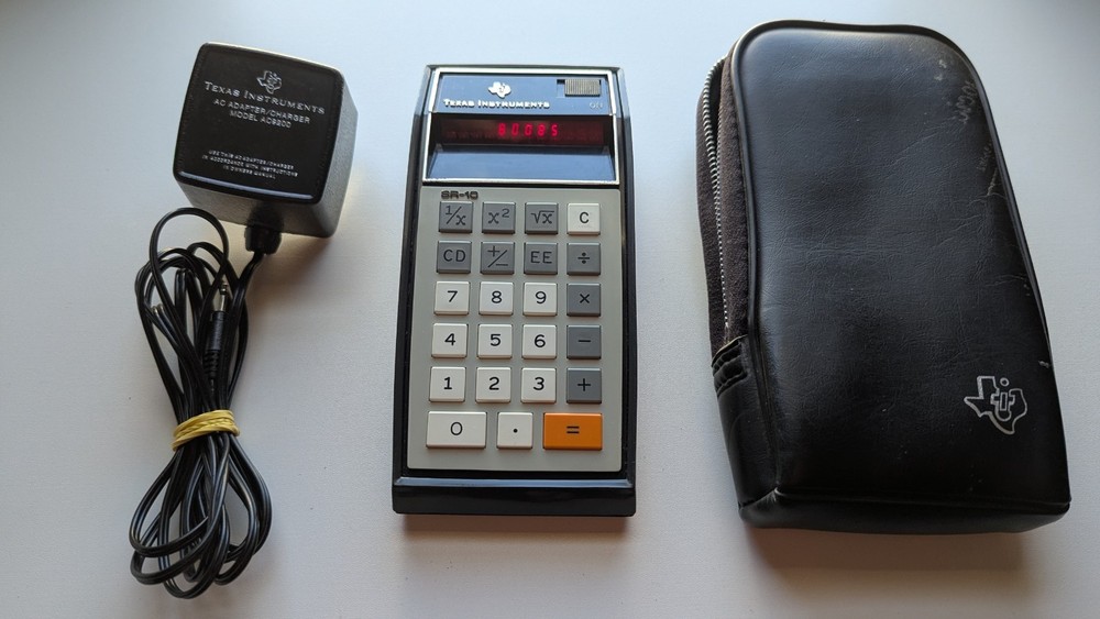 Vintage Texas Instruments TI SR-10 Calculator Tested/Working!