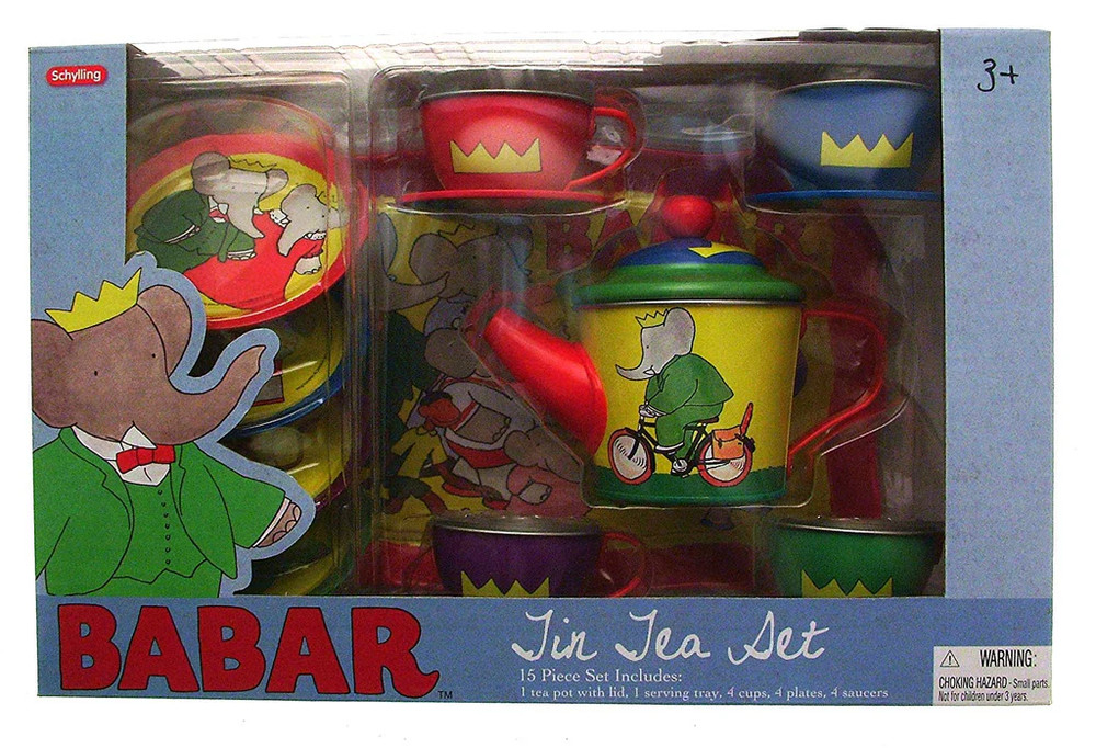 BABAR - Babar The Elephant TIN TEA SET