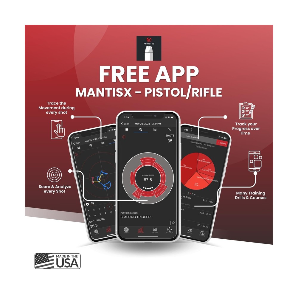 Mantis X3 Shooting Performance System |Dry Fire Training System | Works with ...